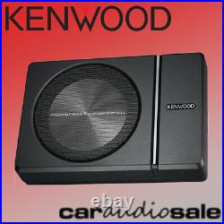 Kenwood Ksc-psw8 8 Inch 250w Compact Underseat Powered Subwoofer Active+remote