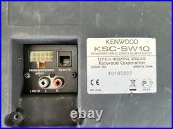 Kenwood Ksc-sw10 150 Watts Underseat Car Sub Subwoofer