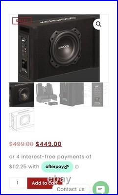 Kenwood PA-W801B 8 All in One Powered Subwoofer 400W