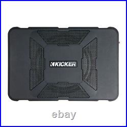 Kicker Audio HS 8 Inch Underseat Powered Subwoofer Enclosure KA11HS8