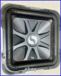 Kicker Audio Solo-Baric L7S 12 Square Dual Voice Coil Subwoofer 2 Ohm