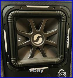 Kicker Audio Solo-Baric L7S 12 Square Dual Voice Coil Subwoofer 2 Ohm