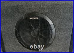 Kicker BassStation Enclosed Subwoofer Integrated AMP In-car Audio SUB