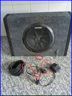 Kicker BassStation Enclosed Subwoofer Integrated AMP In-car Audio SUB