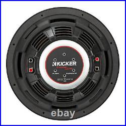 Kicker Car Audio CompRT 12 in. Subwoofer Thin Profile Dual Voice Coil 25-500 Hz