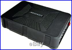 Kicker Compact Under Seat Hideaway Subwoofer add Bass to any vehicle KA11HS8