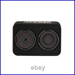 Kicker Comprt 6.75 Thin Profile Loaded Enclosure 2 Ohm Car Subwoofer