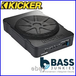 Kicker HS10 10 180 Watts RMS Space Saver Car Underseat Powered Active Enclosure Kicker HS10 10 180 Watts RMS Space Saver Car Underseat Powered Active Enclosure