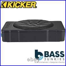 Kicker HS10 10 180 Watts RMS Space Saver Car Underseat Powered Active Enclosure Kicker HS10 10 180 Watts RMS Space Saver Car Underseat Powered Active Enclosure