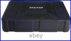 Kicker HS8 Active 150 Watts Amplified Underseat Car Van Sub Subwoofer Bass Box