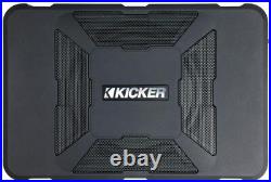 Kicker HS8 Active 150 Watts Amplified Underseat Car Van Sub Subwoofer Bass Box
