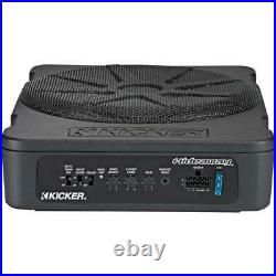Kicker Hideaway HS10 Sub 10 Compact Powered Active Underseat Subwoofer 180w RMS