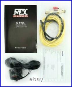 MTX Audio 180W Underseat Subwoofer IB-800X