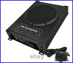 Massive Audio BOOM88 8 200 Watt RMS Hideaway Under Seat Powered Subwoofer