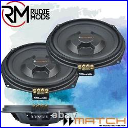 Match MW 8BMW-D 8 OEM Fit Underseat Subwoofer Pair for BMW 1-Series F40