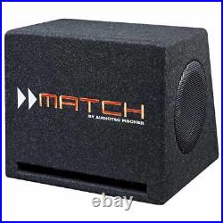 Match PP 7E-D Sub Two 6.5 Woofers Extremely Compact Enclosure Subwoofer 200 RMS