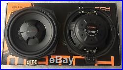 Match uprated underseat subwoofers with Vibe Mono amp and wiring kit for BMWs