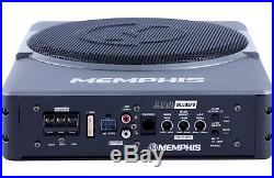 Memphis Audio Sa110spd 10 400w Powered Under Seat Enclosed Subwoofer Amplifier