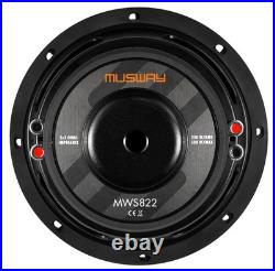 Musway MWS822 20 CM (8) SLIM SUBWOOFER 250w rms D2
