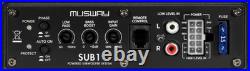 Musway SUB1 ACTIVE UNDERSEAT SUBWOOFER SYSTEM WITH (6 x 8) SUB 100w rms