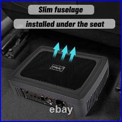 NEW 1200W Active Underseat Car Bass Box Audio Subwoofer Sub Speaker Amplifier UK
