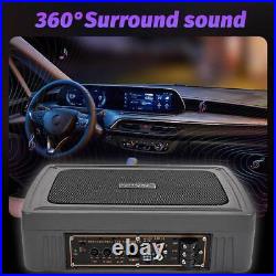 NEW 1200W Active Underseat Car Bass Box Audio Subwoofer Sub Speaker Amplifier UK