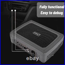 NEW 1200W Active Underseat Car Bass Box Audio Subwoofer Sub Speaker Amplifier UK