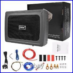 NEW 1200W Active Underseat Car Bass Box Audio Subwoofer Sub Speaker Amplifier UK