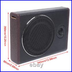NEW 600W 8 Car Bass Box Audio Underseat Active Amplified Subwoofer Boombox NEW 600W 8 Car Bass Box Audio Underseat Active Amplified Subwoofer Boombox