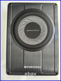 PHOENIXGOLD 8 inch Slim Active Bass Enclosure Car Subwoofer 300 watts