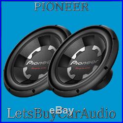 PIONEER TS-300D4 TWIN DEAL 2 x 12 DUAL 4OHM VOICECOIL SUBWOOFERS 2800W CAR BASS