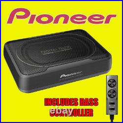 PIONEER under-Seat Car sub Bass TS-WX130 Active Subwoofer Housing Remote Control