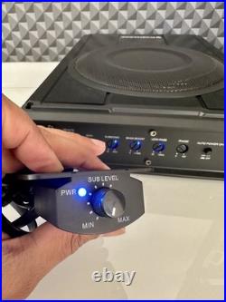 Phoenix Gold 8 inch Underseat Active Slim Car Subwoofer 300 Watts