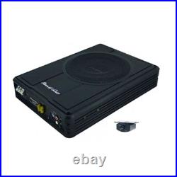 Phoenix Gold Underseat 8 Slim Active Bass Enclosure + Amplifier Wiring Kit