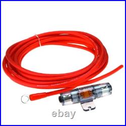Phoenix Gold Underseat 8 Slim Active Bass Enclosure + Amplifier Wiring Kit