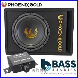 Phoenix Gold Z10AB 10 800 Watts Active Amplified Car Subwoofer Amp Bass Box