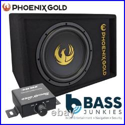 Phoenix Gold Z10AB 10 Active Slim Subwoofer with Built-In Amp Bass Box