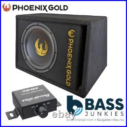 Phoenix Gold Z10AB 10 Active Slim Subwoofer with Built-In Amp Bass Box