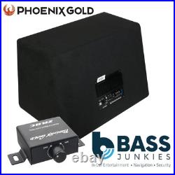 Phoenix Gold Z10AB 10 Active Slim Subwoofer with Built-In Amp Bass Box