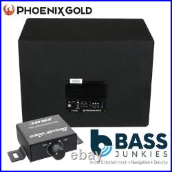 Phoenix Gold Z10AB 10 Active Slim Subwoofer with Built-In Amp Bass Box