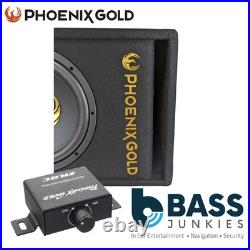 Phoenix Gold Z10AB 10 Active Slim Subwoofer with Built-In Amp Bass Box