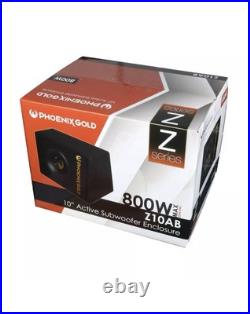 Phoenix Gold Z10AB 10 Inch Active Sub Amplified Subwoofer Enclosure 200W RMS Phoenix Gold Z10AB 10 Inch Active Sub Amplified Subwoofer Enclosure 200W RMS