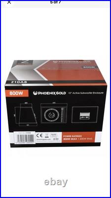 Phoenix Gold Z10AB 10 Inch Active Sub Amplified Subwoofer Enclosure 200W RMS Phoenix Gold Z10AB 10 Inch Active Sub Amplified Subwoofer Enclosure 200W RMS