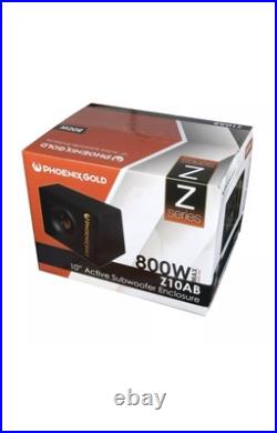 Phoenix Gold Z10AB 10 Inch Active Sub Amplified Subwoofer Enclosure 200W RMS Phoenix Gold Z10AB 10 Inch Active Sub Amplified Subwoofer Enclosure 200W RMS