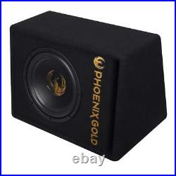 Phoenix Gold Z10AB 10 Inch Active Sub Amplified Subwoofer Enclosure 200w RMS
