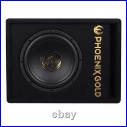 Phoenix Gold Z10AB 10 Inch Active Sub Amplified Subwoofer Enclosure 200w RMS