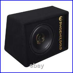 Phoenix Gold Z10AB 10 Inch Active Sub Amplified Subwoofer Enclosure 200w RMS