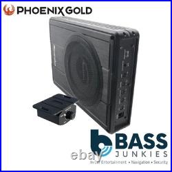 Phoenix Gold Z8150V2 8 Inch 300 Watts Underseat Amplified Car Subwoofer