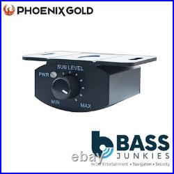 Phoenix Gold Z8150V2 8 Inch 300 Watts Underseat Amplified Car Subwoofer