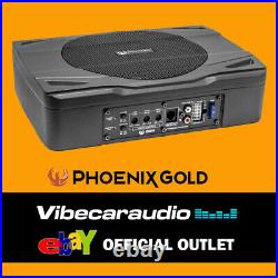 Phoenix Gold Z880 Underseat Active 8 Subwoofer with Built in Amplifier Car Sub